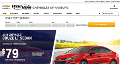 Desktop Screenshot of hamburgchevrolet.com